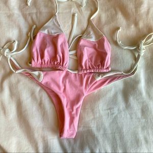 MONDAY SWIMWEAR Colorblock Bikini set